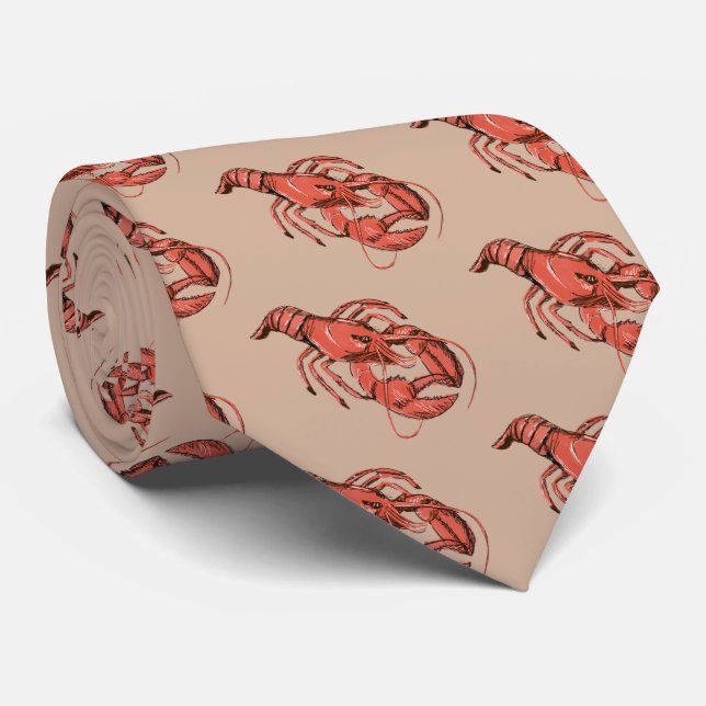 Gravata Lotes das lagostas (Rolled)