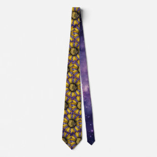 Gravata Louisiana Sunflower/Tigre/Fleur-de-Lis