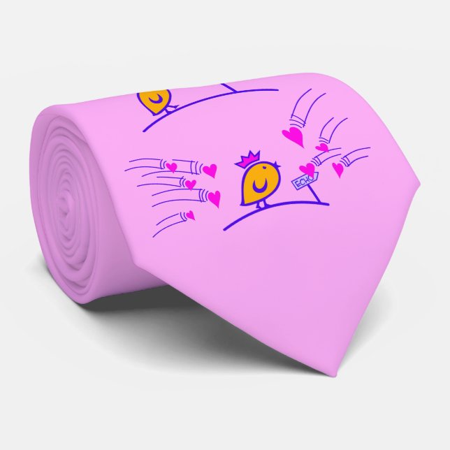Gravata LOVE ECHO - Comic Birds Tweetlercools 3 (Rolled)