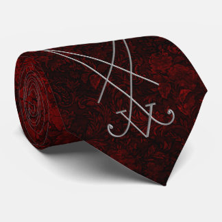 Gravata Lucifer Sigil Alchemy Gótico Art