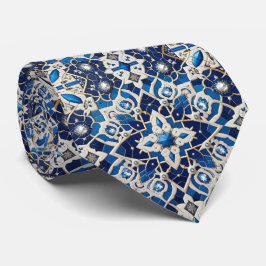 Gravata Luxury Statement Moroccan Diamond Neck Tie