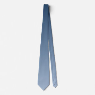 Gravata Luz Harmoniosa Smokey Blue de Tons Claros a Escuro