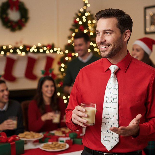 Gravata Luzes de Natal (Criador carregado)