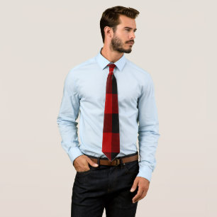 Gravata MacGregor Rob Roy Buffalo Xadrez Red Tartan