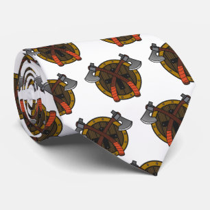 Gravata Machado escudo axe shield