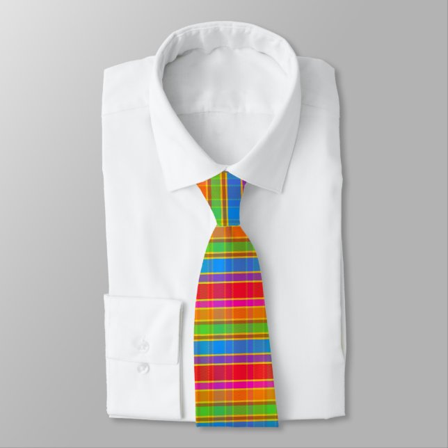 Gravata Mad Plaid JM9IBCQ (Amarrado)