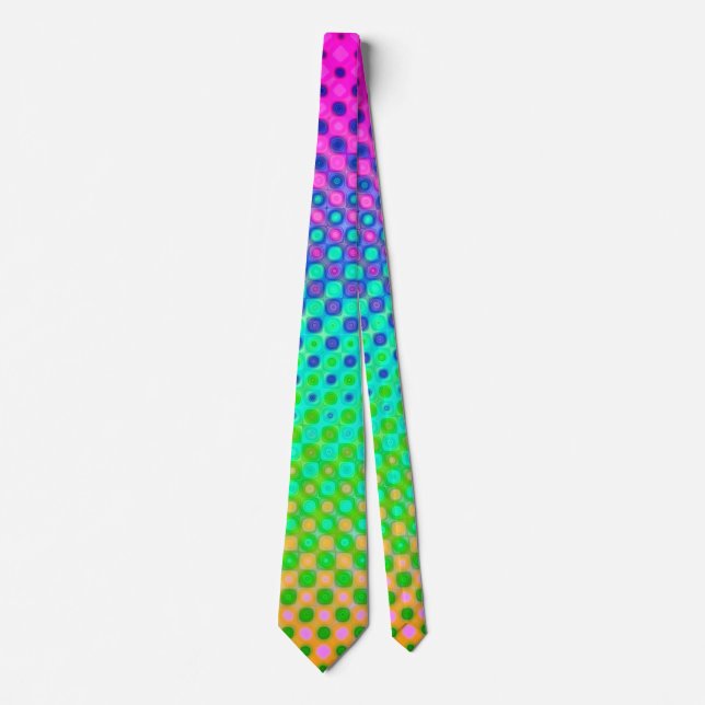 Gravata Magenta Roxo Azul Verde Amarelo Rosa (Frente)