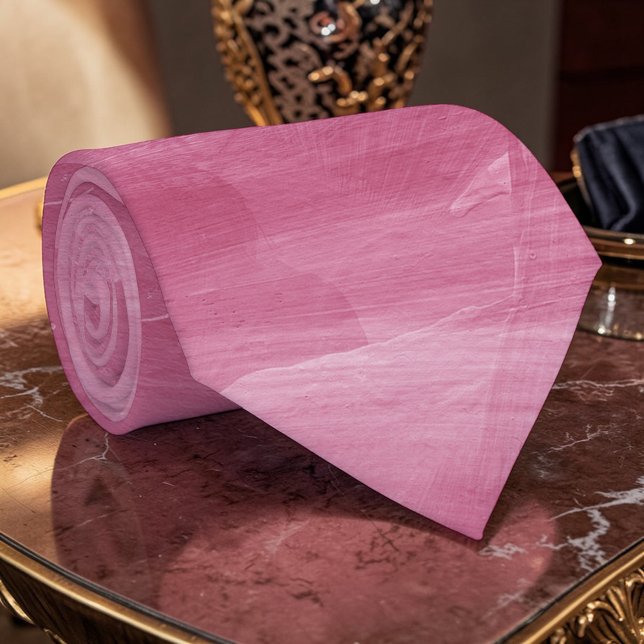 Gravata Magenta Watercolor Custom Necktie (Criador carregado)