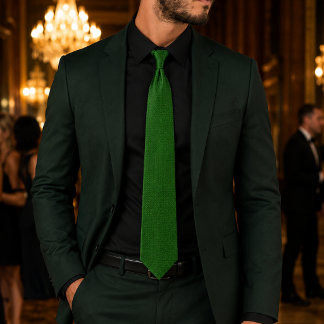 Gravata MALRIC – Micro Padrão Esmeralda Verde