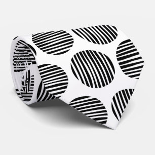 Gravata Manchas Lined 190917 - Preto no Branco
