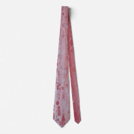 Gravata Manchas Vermelhas e Rosadas 