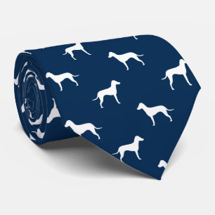 Gravata Manchester Terrier com estrelas naturais Silhouett