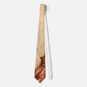 Gravata Manteiga de amendoim e sanduíche de gelatina