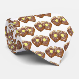 Gravata Manteiga de torrada francesa e Comida de café da m