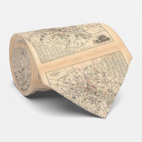 Mapa 1858: Itineraire des Omnibus dans Paris Franç