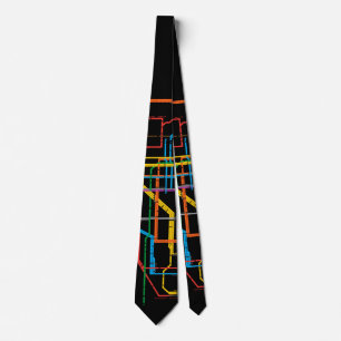 Gravata Mapa do metrô da cidade
