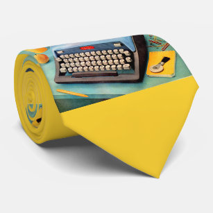 Gravata máquina de escrever dos anos 50