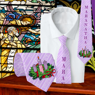 Gravata Maranatha Tie nº 1 de 4 para o Advent (Primeira Se