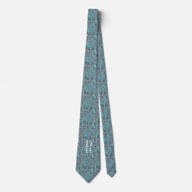 Gravata Marble Waves Neck Tie (Frente)
