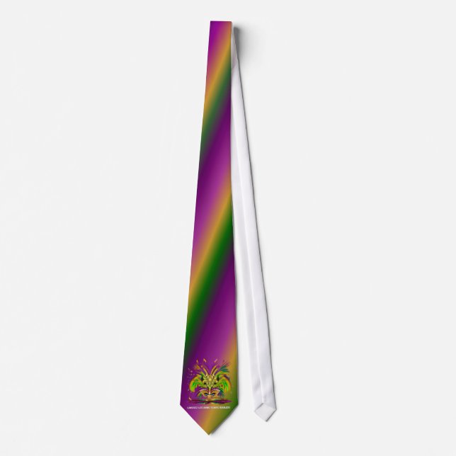Gravata Mardi-Gras-Mask-The-Queen-V-4 (Frente)