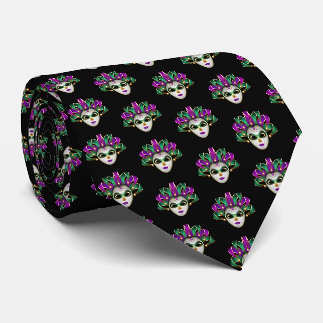 Gravata Mardi Gras Tie (Rolled)