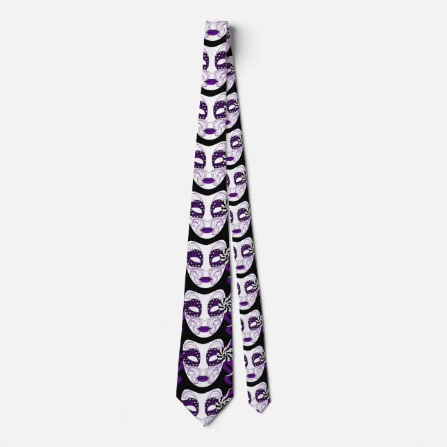 Gravata Mardi Gras Y'all Thunder_Cove (Frente)