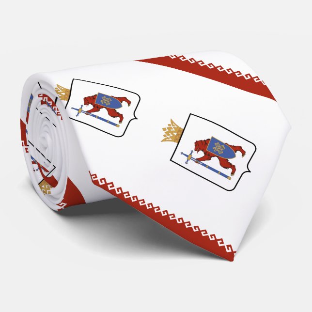 Gravata Mari El Flag (Rolled)