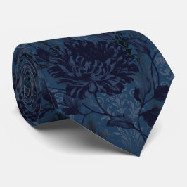 Gravata Marinho Azul Floral Damasco Aristocrat Casamento A