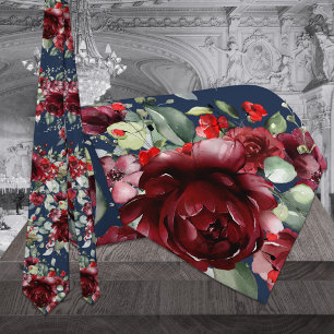 Gravata Marinho Burgundy Peony Silver Sage Greenery Casame