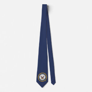 Gravata MARINHO EUA Emblem Blue Tie