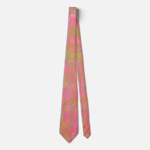 Gravata Mármore Dourado Rosa para os Padrinhos do Casament