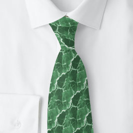 Gravata Mármore Verde Caçador