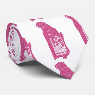 Gravata Marmot Groundhog comendo sardinha