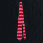 Gravata Maroon Red Pink Stripes Design<br><div class="desc">Maroon vermelho escuro e listras cor-de-rosa Design de repetição decorativa horizontal</div>