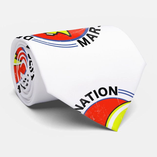 Gravata Marte de Destino (Rolled)