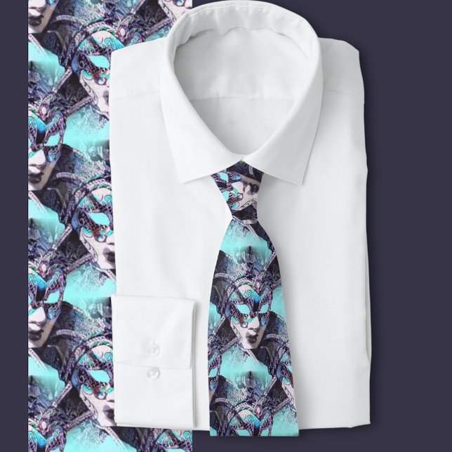 Gravata Mascarada veneziana (Masks from the famous carnival in Venice )