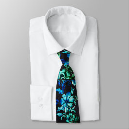 Gravata masculina clássica verde navy & azul – Bot