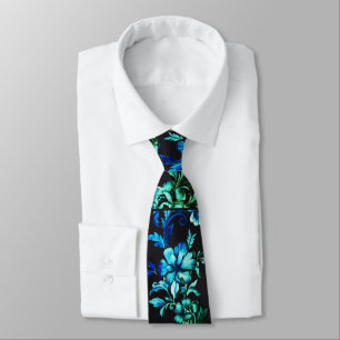 Gravata masculina clássica verde navy & azul – Bot