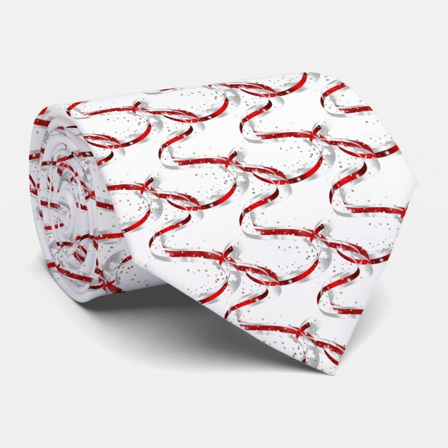 Gravata masculina com fita de feriado  (Rolled)