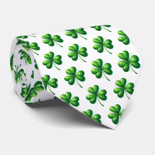 Gravata masculina do trevo do St. Patrick's