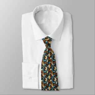 Gravata masculina estampada de Paisley