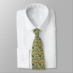 Gravata masculina estampada de Paisley