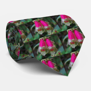 Gravata Masculina Flor Leopardo