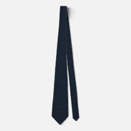 Gravata Masculina Geométrica em Azul Marinho e Dou