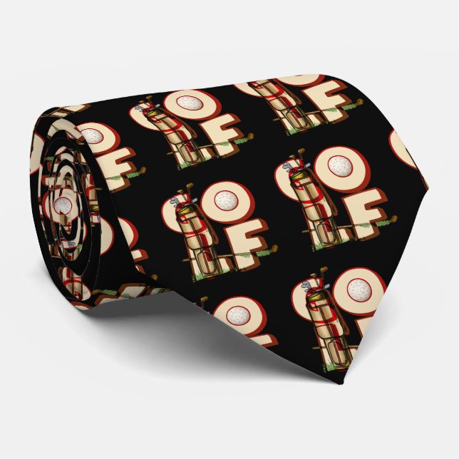 Gravata masculina Golf Love (Rolled)