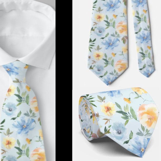 Gravata Masculina | Gravata Floral para Casamento  (Criador carregado)