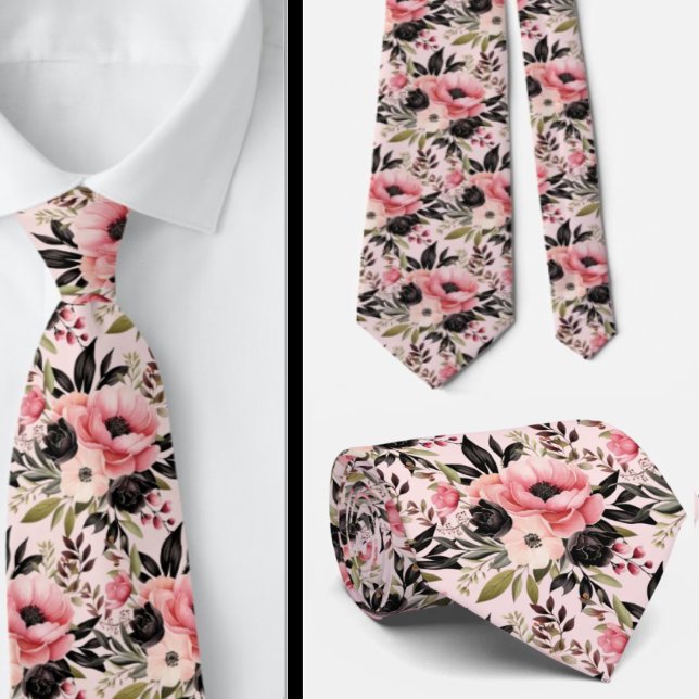 Gravata Masculina | Gravata Floral para Casamento  (Criador carregado)