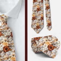 Gravata Masculina | Gravata Floral para Casamento