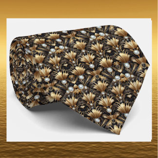 Gravata Masculina | Gravatas Art Déco com Diamante