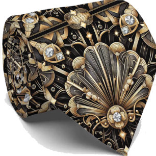 Gravata Masculina   Gravatas com Diamantes Falsos 